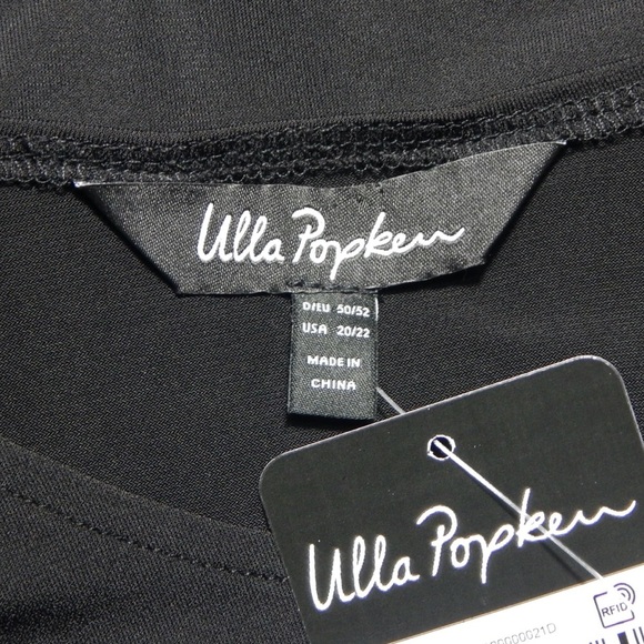 Ulla Popken Womens Plus Size 20/22 Curvy Matte Jersey Round Neck Knit Tank Top - Picture 4 of 8